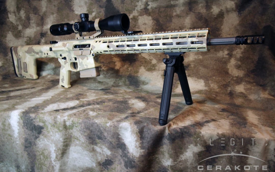 Aero Precision M5 in 4-color desert HexPat