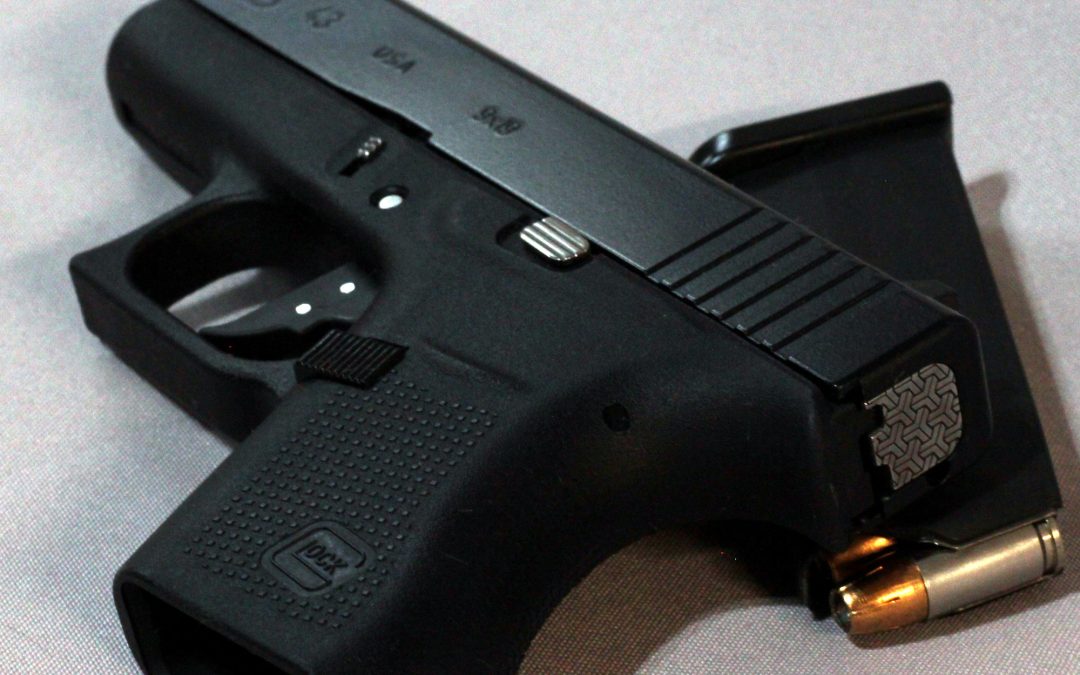 Glock 43 in Midnight Blue Cerakote