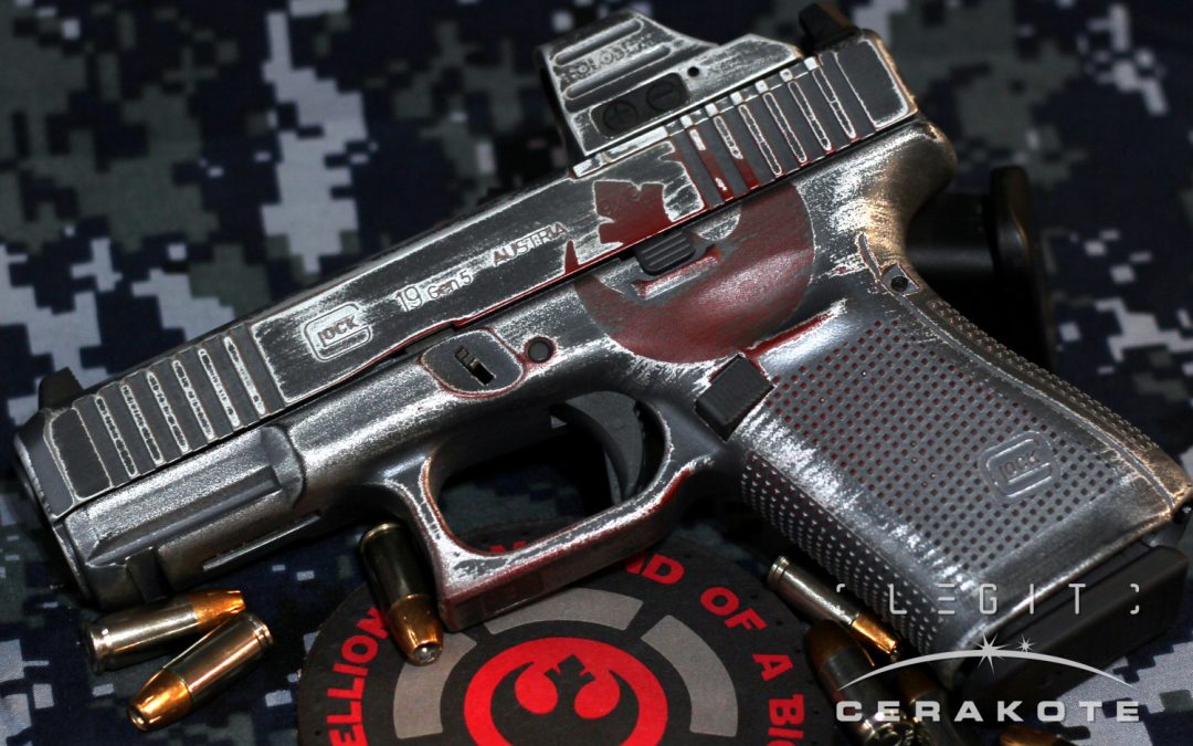 Used Universe Glock 19 with Rebel Motif