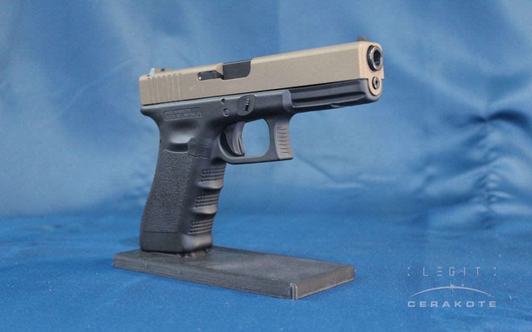 Burnt Bronze slide on Glock 17